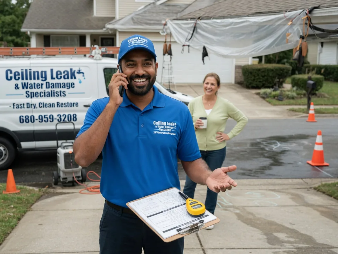 Ceiling Leak Cleanup West Grove, PA FAQs